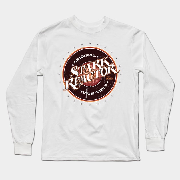 Stark Reactor Long Sleeve T-Shirt by mannypdesign